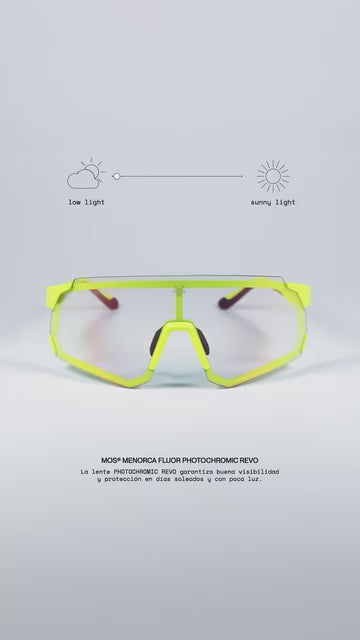 GAFAS DE SOL DEPORTIVAS MOS EYEWEAR MENORCA FLUO FOTOCROMÁTICA