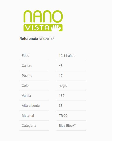 Nanovista Pro-booster 48 (12-14 años)
